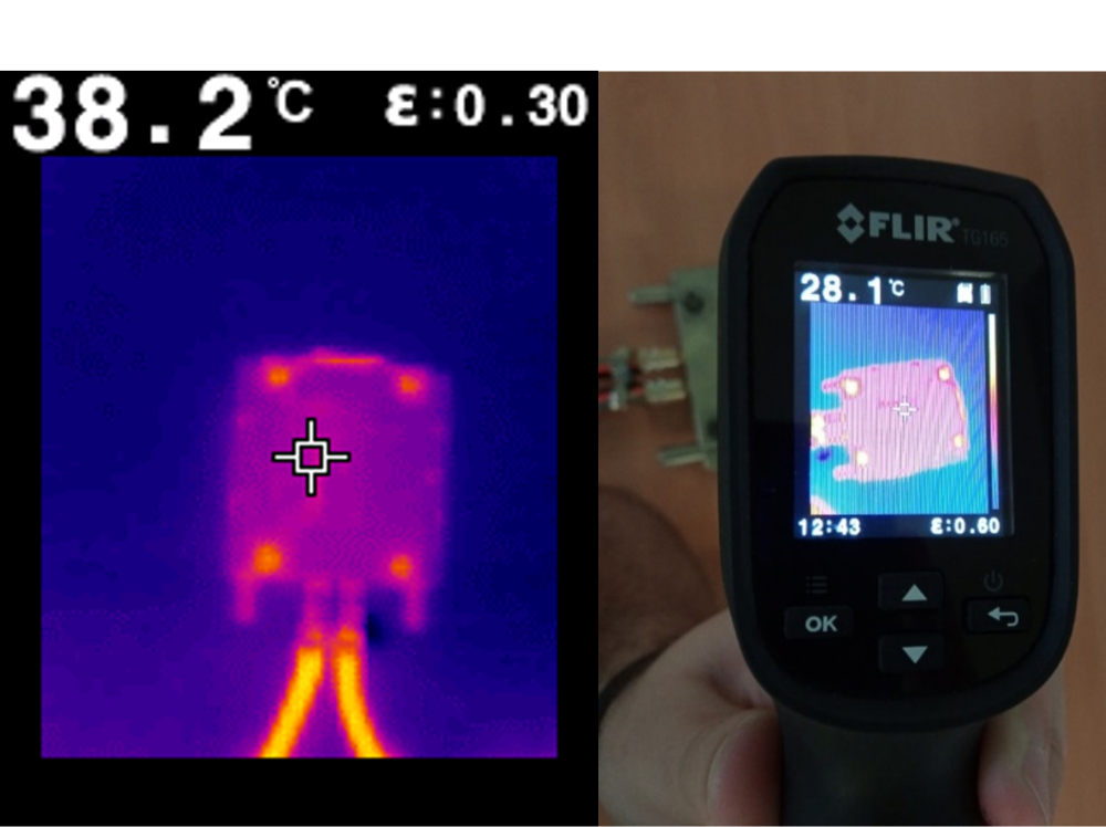 Medición con cámara termográfica - Temperatura del molde